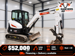 2022 Bobcat E32 Excavator Long Arm full
