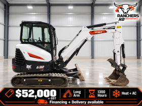 2022 Bobcat E32 Excavator Long Arm